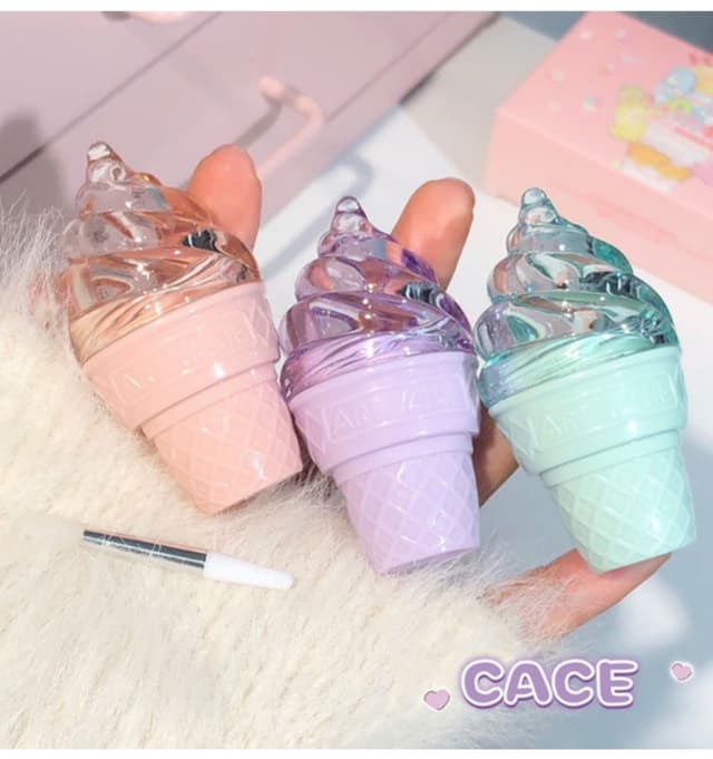 Ice cream lip gloss